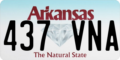 AR license plate 437VNA