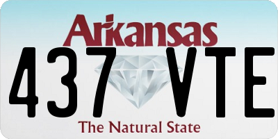 AR license plate 437VTE