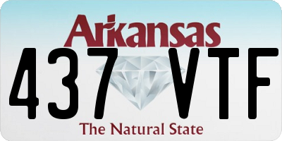 AR license plate 437VTF