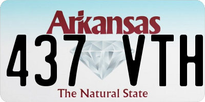 AR license plate 437VTH