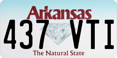 AR license plate 437VTI