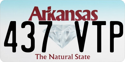 AR license plate 437VTP