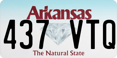 AR license plate 437VTQ