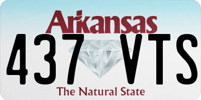 AR license plate 437VTS