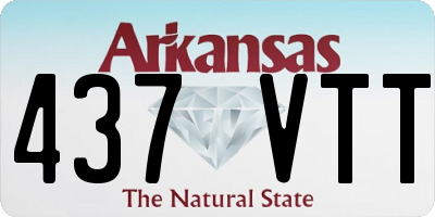 AR license plate 437VTT