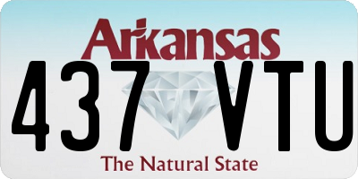 AR license plate 437VTU