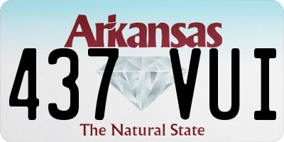 AR license plate 437VUI