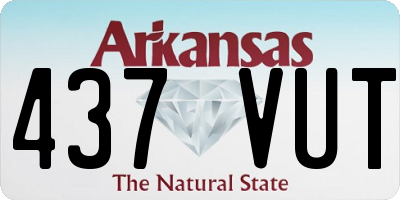 AR license plate 437VUT