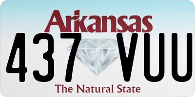 AR license plate 437VUU
