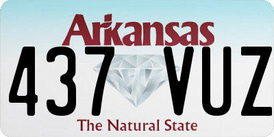 AR license plate 437VUZ