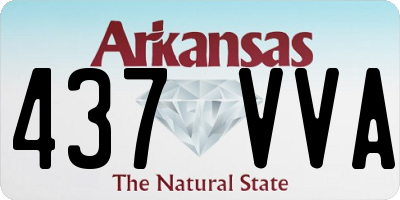 AR license plate 437VVA
