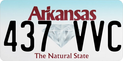 AR license plate 437VVC