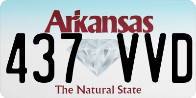 AR license plate 437VVD