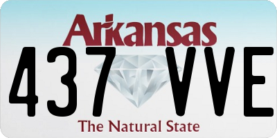 AR license plate 437VVE