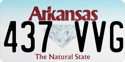 AR license plate 437VVG