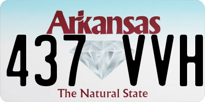AR license plate 437VVH