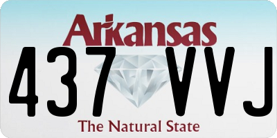 AR license plate 437VVJ