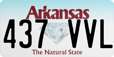 AR license plate 437VVL