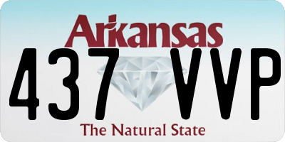 AR license plate 437VVP