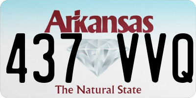 AR license plate 437VVQ