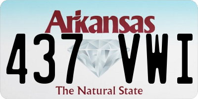AR license plate 437VWI