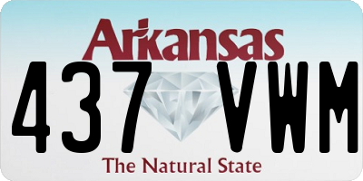 AR license plate 437VWM