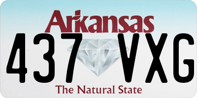 AR license plate 437VXG
