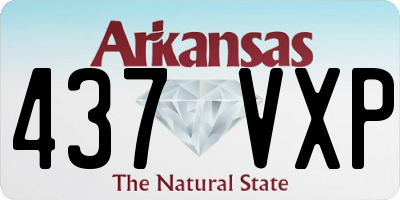 AR license plate 437VXP
