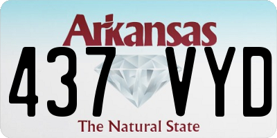 AR license plate 437VYD