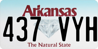 AR license plate 437VYH