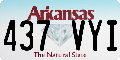 AR license plate 437VYI