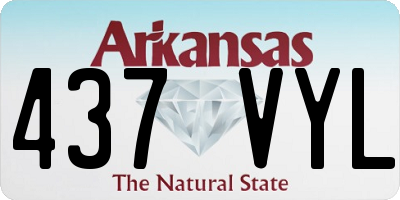 AR license plate 437VYL