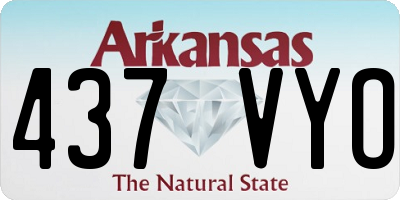 AR license plate 437VYO