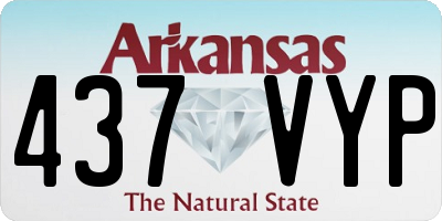AR license plate 437VYP