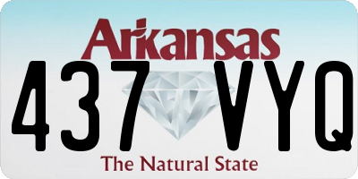 AR license plate 437VYQ