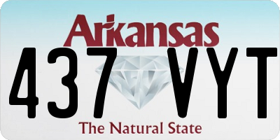 AR license plate 437VYT