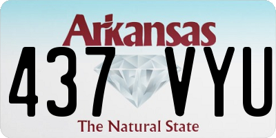 AR license plate 437VYU