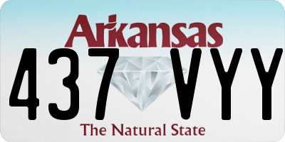 AR license plate 437VYY