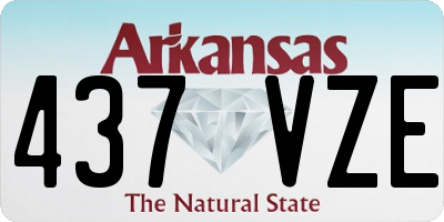 AR license plate 437VZE