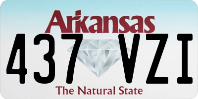 AR license plate 437VZI