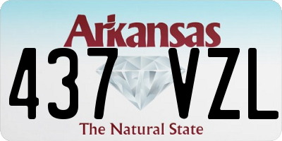 AR license plate 437VZL