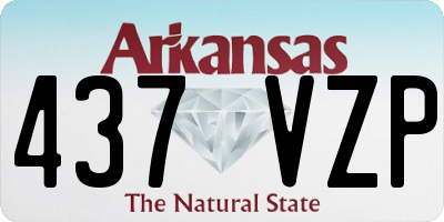 AR license plate 437VZP