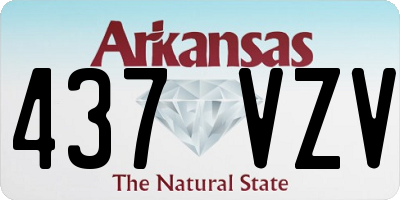 AR license plate 437VZV
