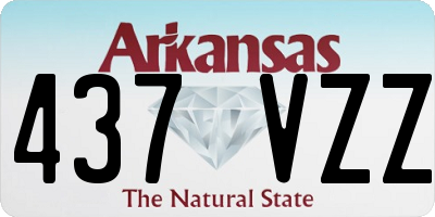 AR license plate 437VZZ
