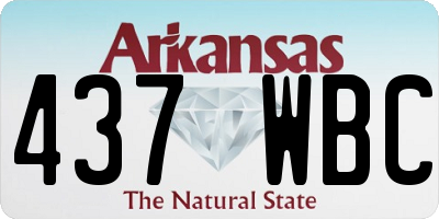 AR license plate 437WBC