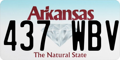 AR license plate 437WBV