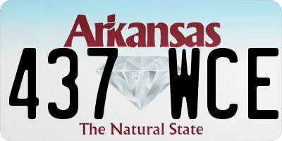 AR license plate 437WCE