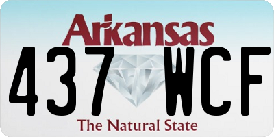 AR license plate 437WCF