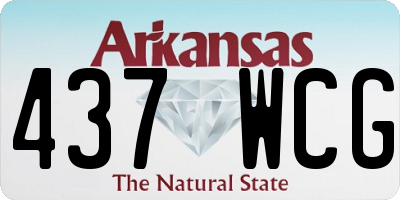 AR license plate 437WCG