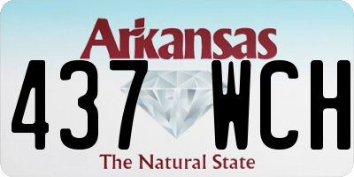 AR license plate 437WCH